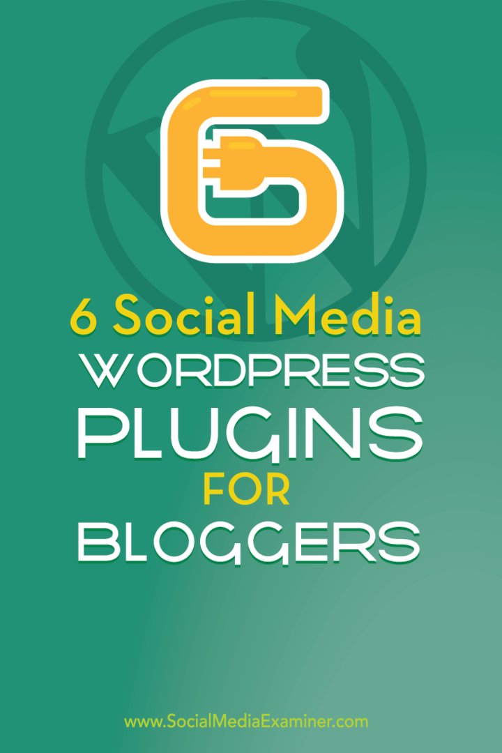 WordPress-laajennukset bloggaajille
