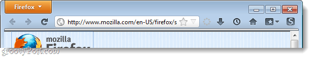 Firefox 4 -välilehtipalkki piilotettu