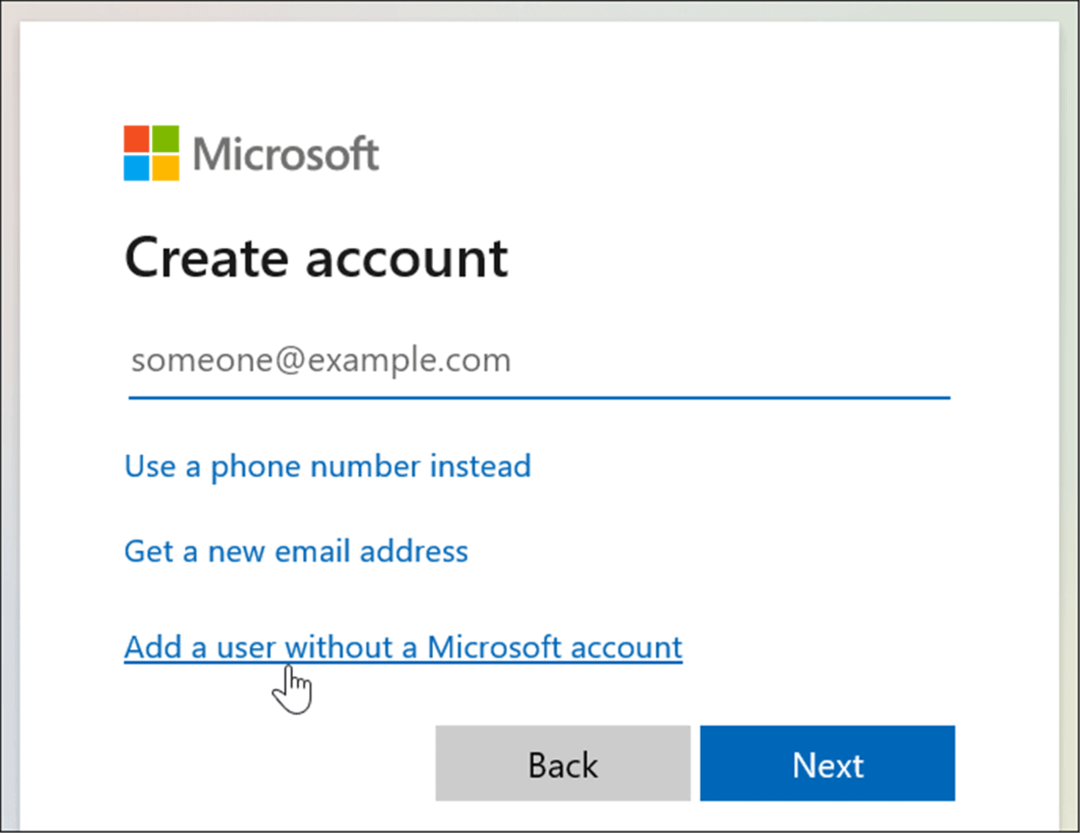Microsoft-tilin poistaminen Windows 11:stä