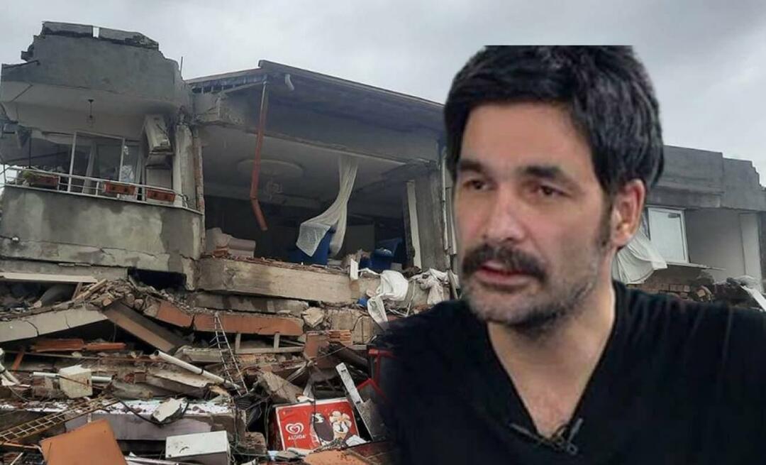 Uğur Işılak raportoi maanjäristysalueelta! "Tilanne on paljon pahempi kuin mitä ruudulta näemme"