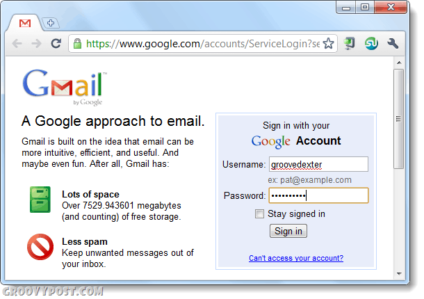 kirjaudu gmailiin Chromella kahdesti