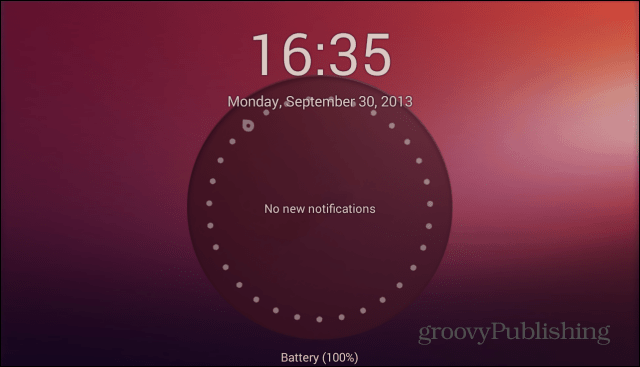 Ubuntu Lockscreen kantoraketti