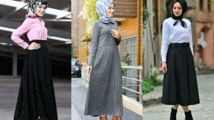 Kuinka tehdä hijabihame-yhdistelmä?