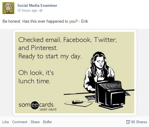 sosiaalisen median tutkijan facebook-viesti
