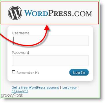 WordPress-logo kirjautumissivulla - logo-login.gif
