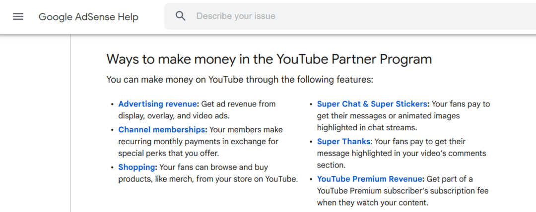 miten-youtube-maksaa-yrityksellesi-tapoja-ansaita-rahaa-youtube-kumppaniohjelmassa-monetize-channel-revenue-memberships-shopping-links-example-1