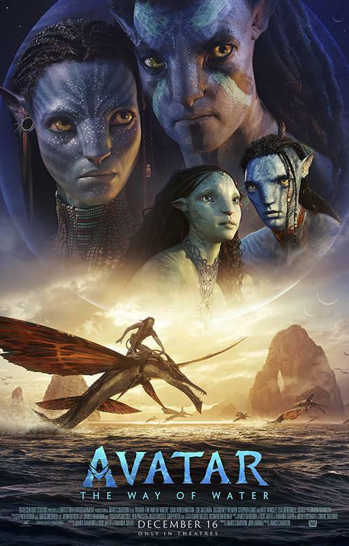 Avatar: The Way of the Water -elokuvan juliste 