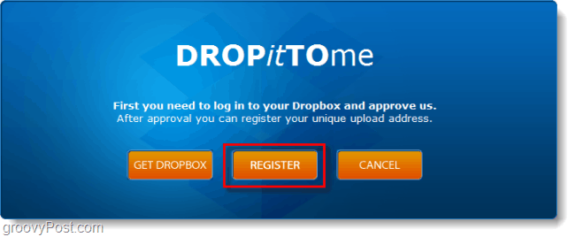 rekisteröidä dropbox -lähetystili