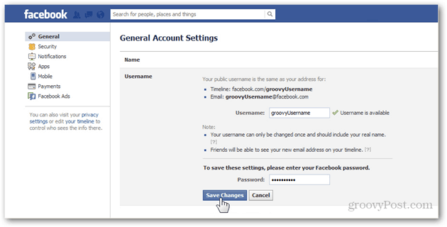 Facebook-profiilin tai sivun määrittäminen mukautetulle URL-osoitteelle