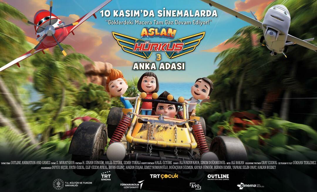 Hyviä uutisia animaation ystäville! 'Aslan Hürkuş 3: Anka Island' julkaistaan