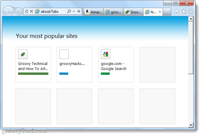 Internet Explorer 9 -julkaisuehdokaskuvakaappaus