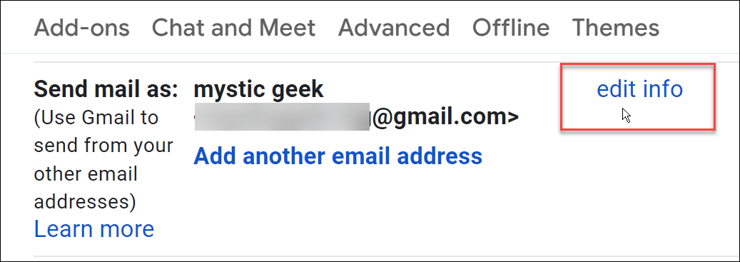 kuinka muuttaa nimeä gmailissa