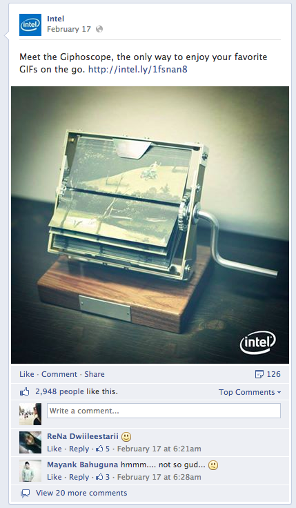 intel-viesti facebookissa