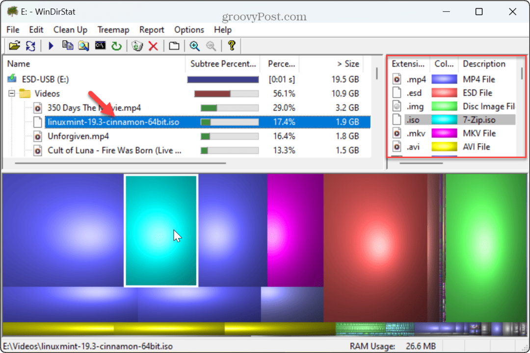 Suuret tiedostot Windows 11:ssä