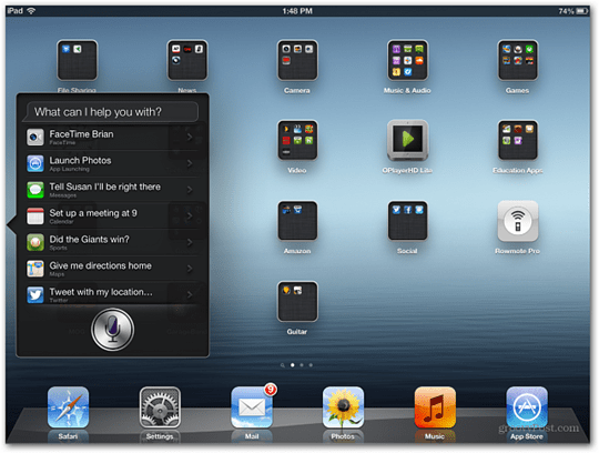 iOS 6 Päivitä iPad 3