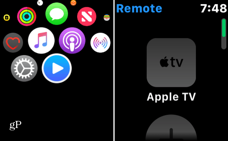 Yhdistä Apple Watch Apple TV: hen