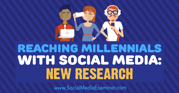 Millenniaalien tavoittaminen sosiaalisen median avulla: Michelle Krasniakin uusi tutkimus sosiaalisen median tutkijasta.