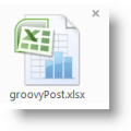 Office Web -sovellukset - Skydrive Excel -kuvake