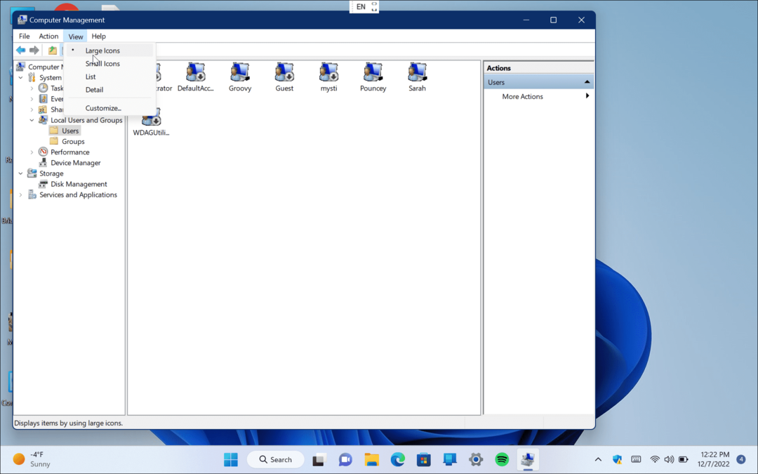 Näytä kaikki käyttäjätilit Windows 11:ssä
