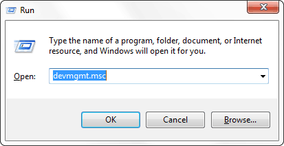 Windows Suorita valintaikkuna