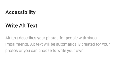 Kuinka lisätä Alt-teksti Instagram-viesteihin, kuvaus Alt-tekstistä ja mitä tarkoitusta se palvelee