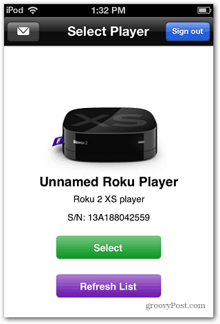 Valitse Roku Player