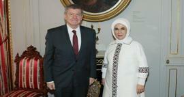 Ensimmäinen nainen Erdoğan tapasi Yhdistyneiden Kansakuntien apulaispääsihteerin!