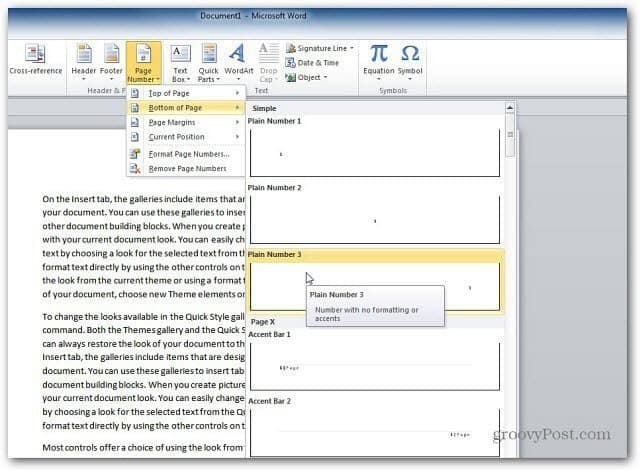 Kuinka lisätä sivunumeroita Microsoft Word -asiakirjoihin