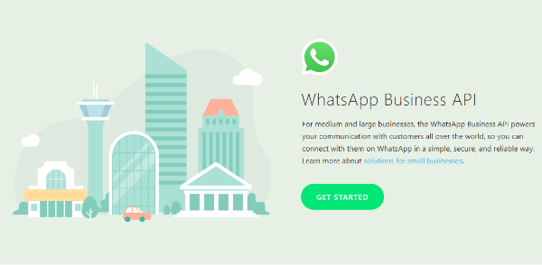 WhatsApp laajensi liiketoimintatyökalujaan käynnistämällä WhatsApp Business API: n, joka mahdollistaa keskisuurten ja suurten yritysten hallinnan ja lähettää asiakkaille ei-myynninedistämisviestejä, kuten muistutusmuistutuksia, lähetystietoja tai tapahtumalippuja ja paljon muuta kiinteään hintaan korko.