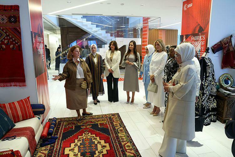 First Lady Erdoğan Turkin Weaving Atlas -tapahtuma