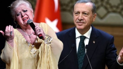 Neşe Karaböcekin kiitolliset sanat presidentti Erdoğanille