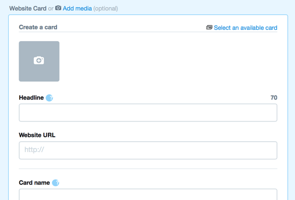 twitter-verkkosivustokortti