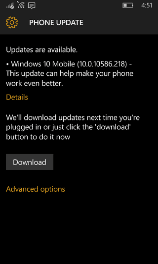 Windows 10 Mobile April -päivitys