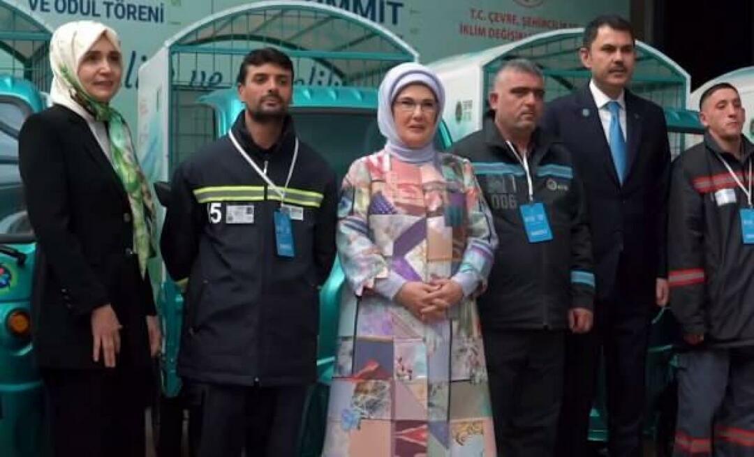 Emine Erdoğan puhui lapsille ja nuorille osana Zero Waste -projektia!