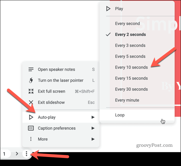 Automatisoi Google Slides -esitys