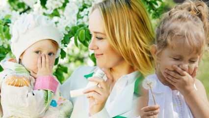 Vauvojen ja lasten kevään allergiaoireet! Kuinka suojautua kevään allergioilta?