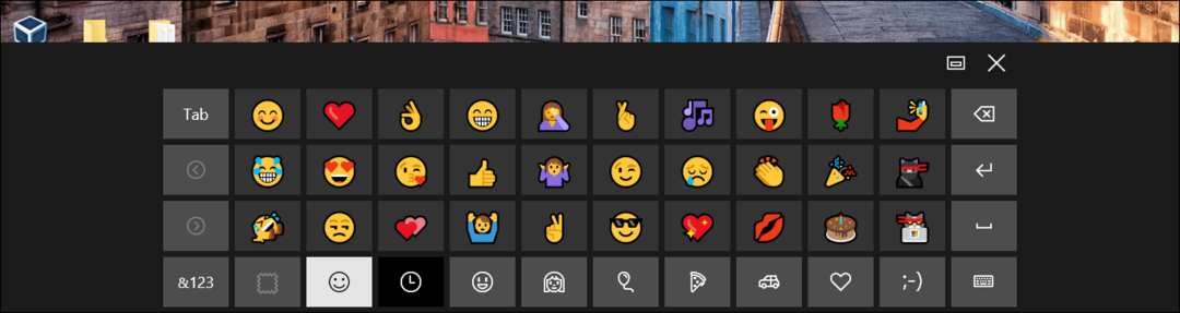 Ota emoji Windows 10 -näppäimistö käyttöön