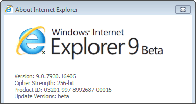 Internet Explorer 9: n lataus ja ominaisuudet