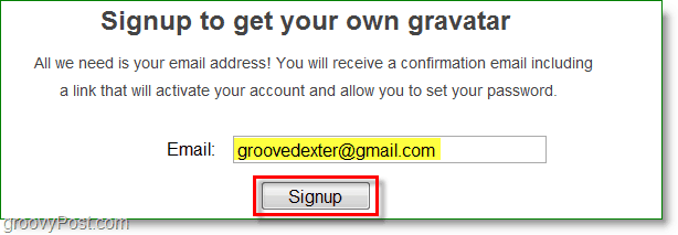 Gravatar-kuvakaappaus - rekisteröinti saadaksesi oma gravatar