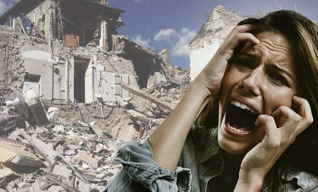 Pelkäätkö maanjäristystä? Onko oikein, että muslimi pelkää?