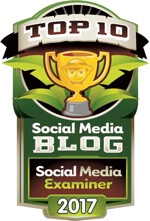 sosiaalisen median tutkijan top 10 sosiaalisen median blogi 2017 -merkki