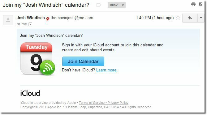 Apple iCloud: Jaa julkisia ja yksityisiä kalentereita