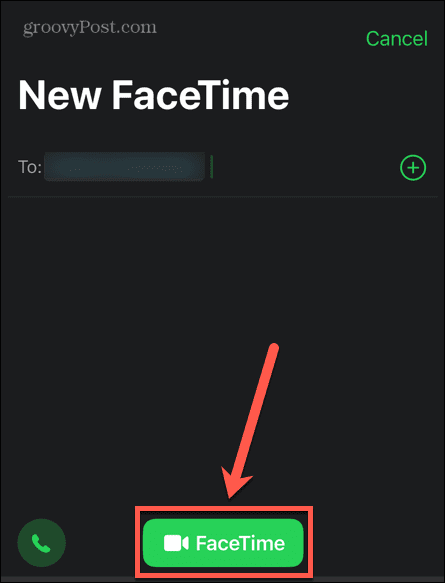 facetime-painike iphone