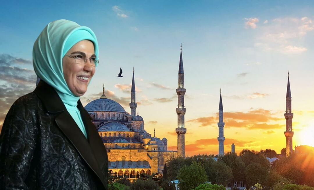 Ramadanin jakaminen Emine Erdoğanilta: Toivon Ramadanin tuovan hyvinvointia maahamme