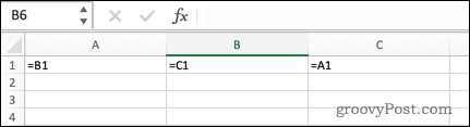 Epäsuora pyöreä viittaus Excelissä