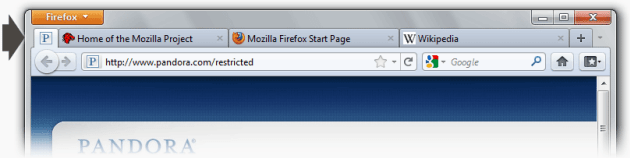 Firefoxin uudet välilehdet