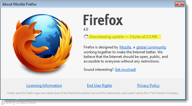 Lataa Firefox 4 -päivitys