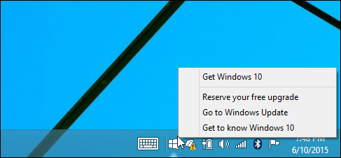 Hanki Windows 10 -kuvake