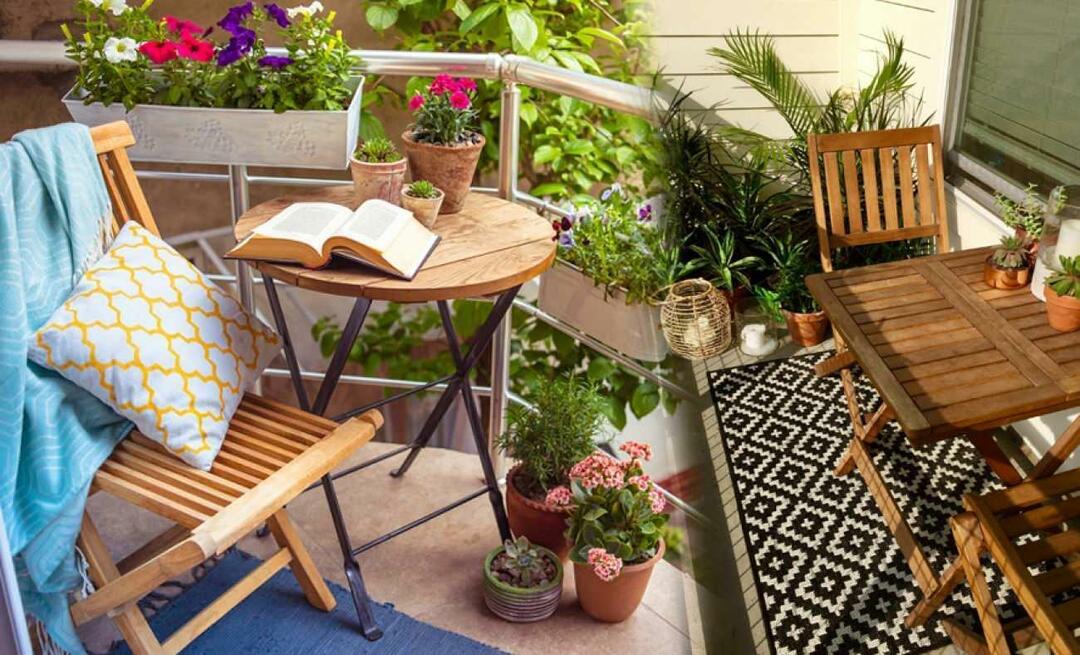 Millaisia ​​huonekaluja kannattaa suosia parvekkeella ja puutarhassa? 2023 Kaunein puutarha- ja parvekenojatuoli