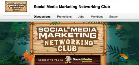 sosiaalisen median markkinointiverkostoklubin otsikko